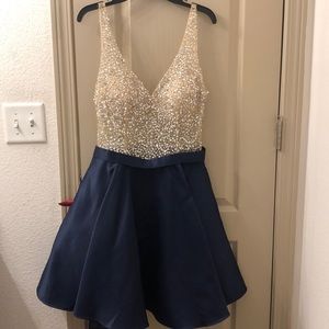 Navy Blue Dress